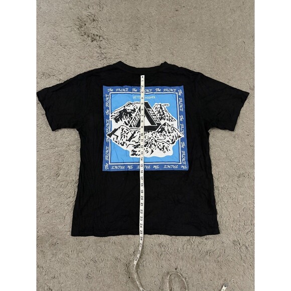 Palace Skateboards Shirt Mens MEDIUM Black crew neck cotton Size L - Picture 7 of 7